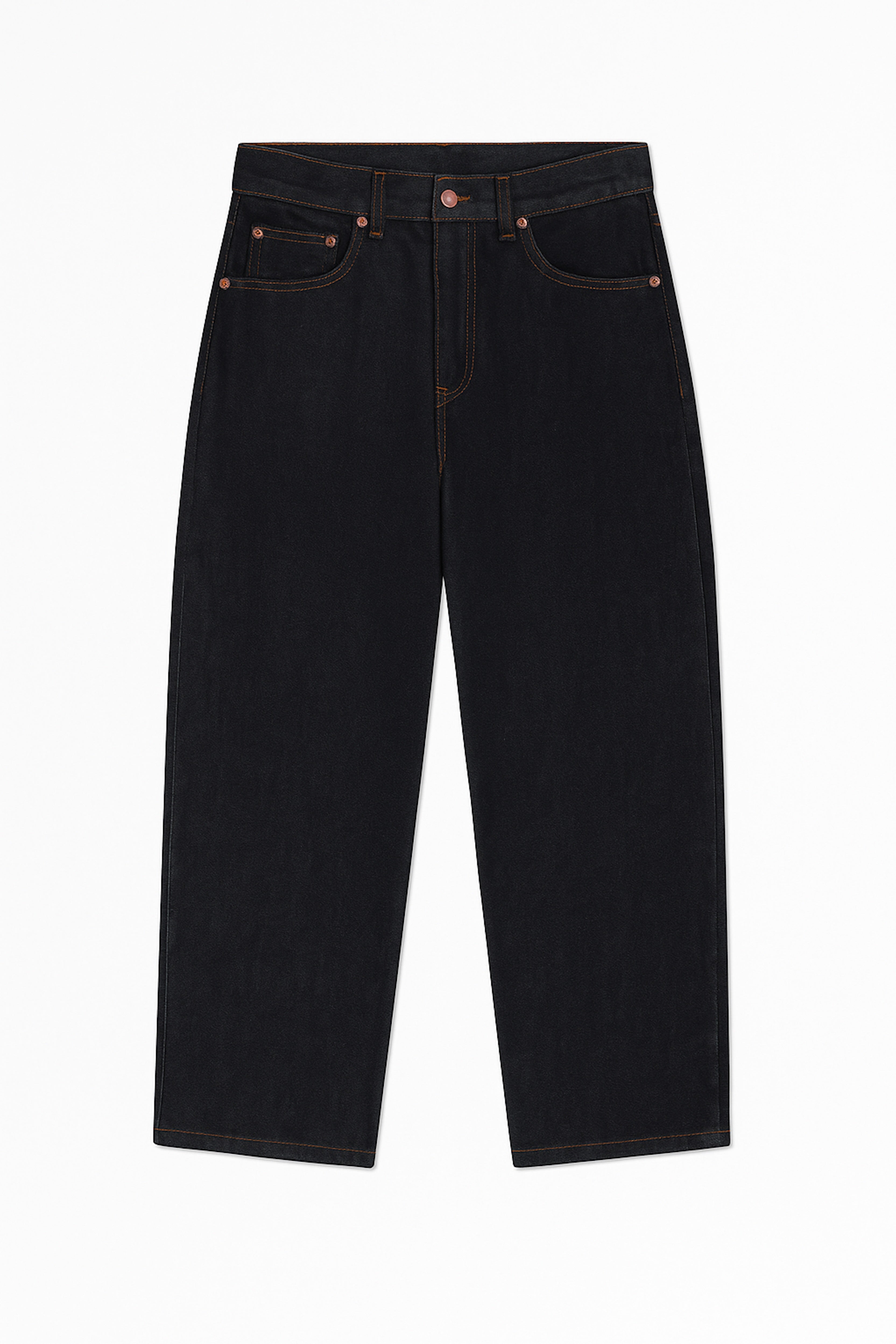 Lettermark Raw Denim Jeans