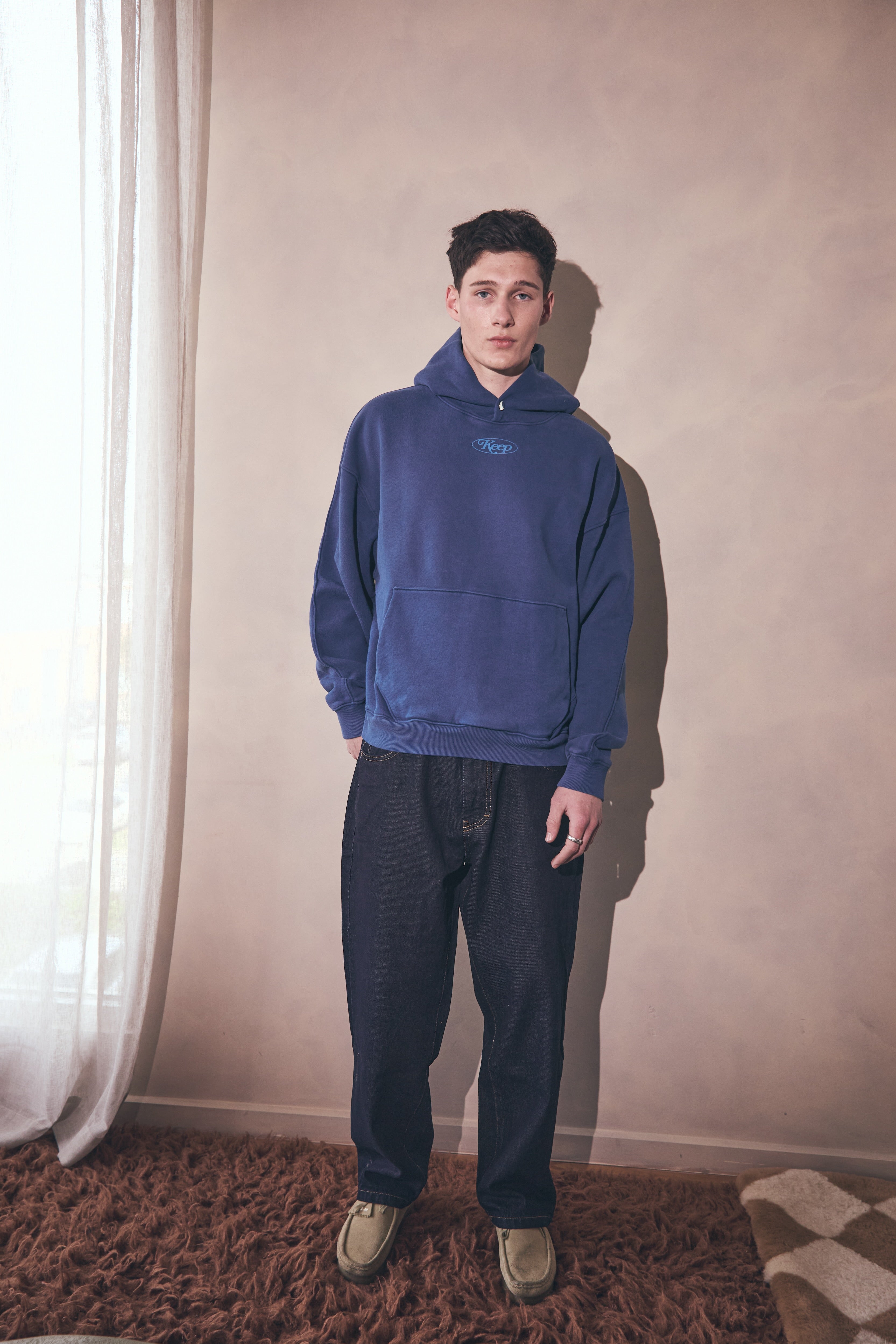 Signature Washed Navy Hoodie