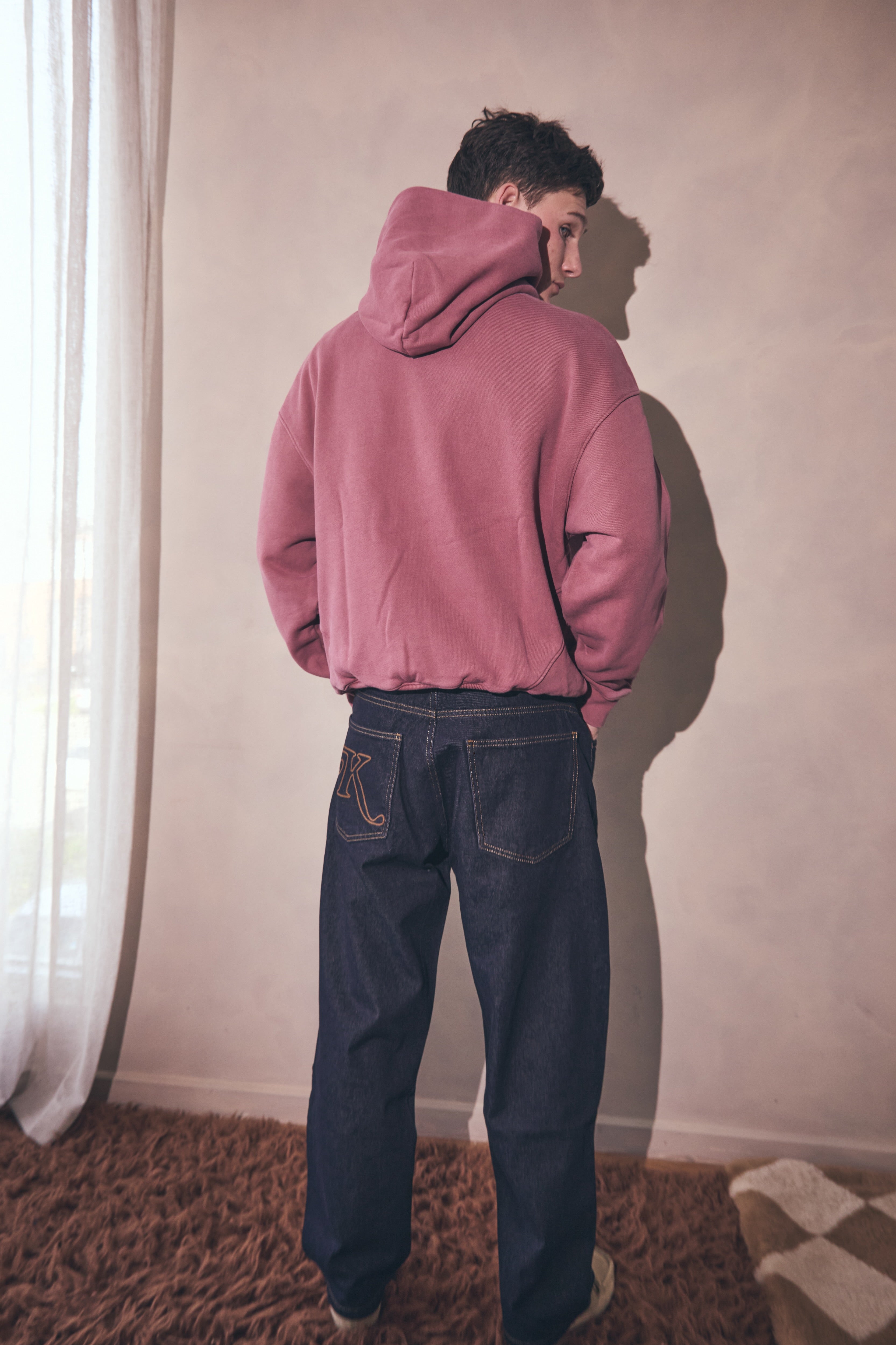 Signature Washed Bugandy Hoodie