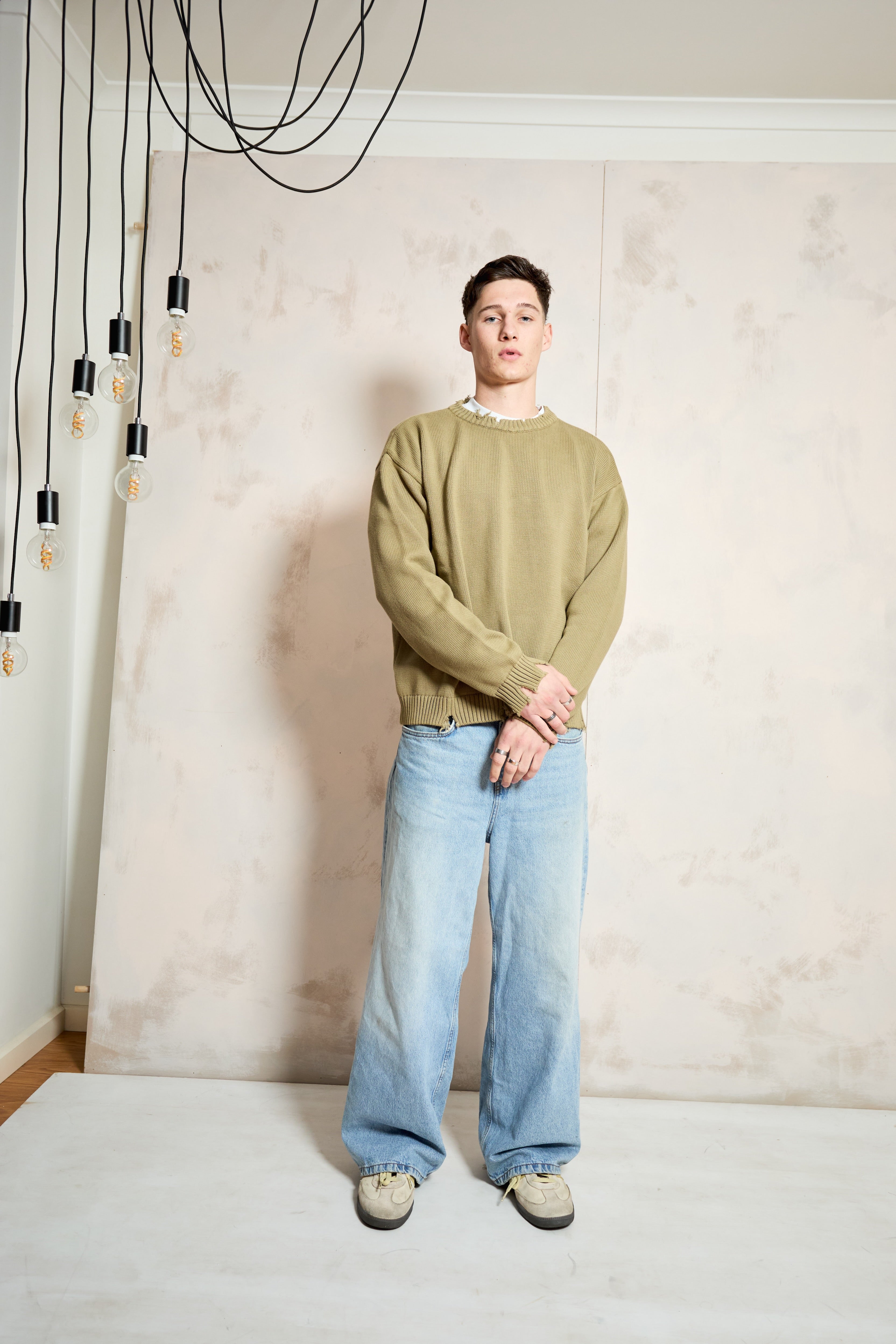 Cortina Moss Green Knit