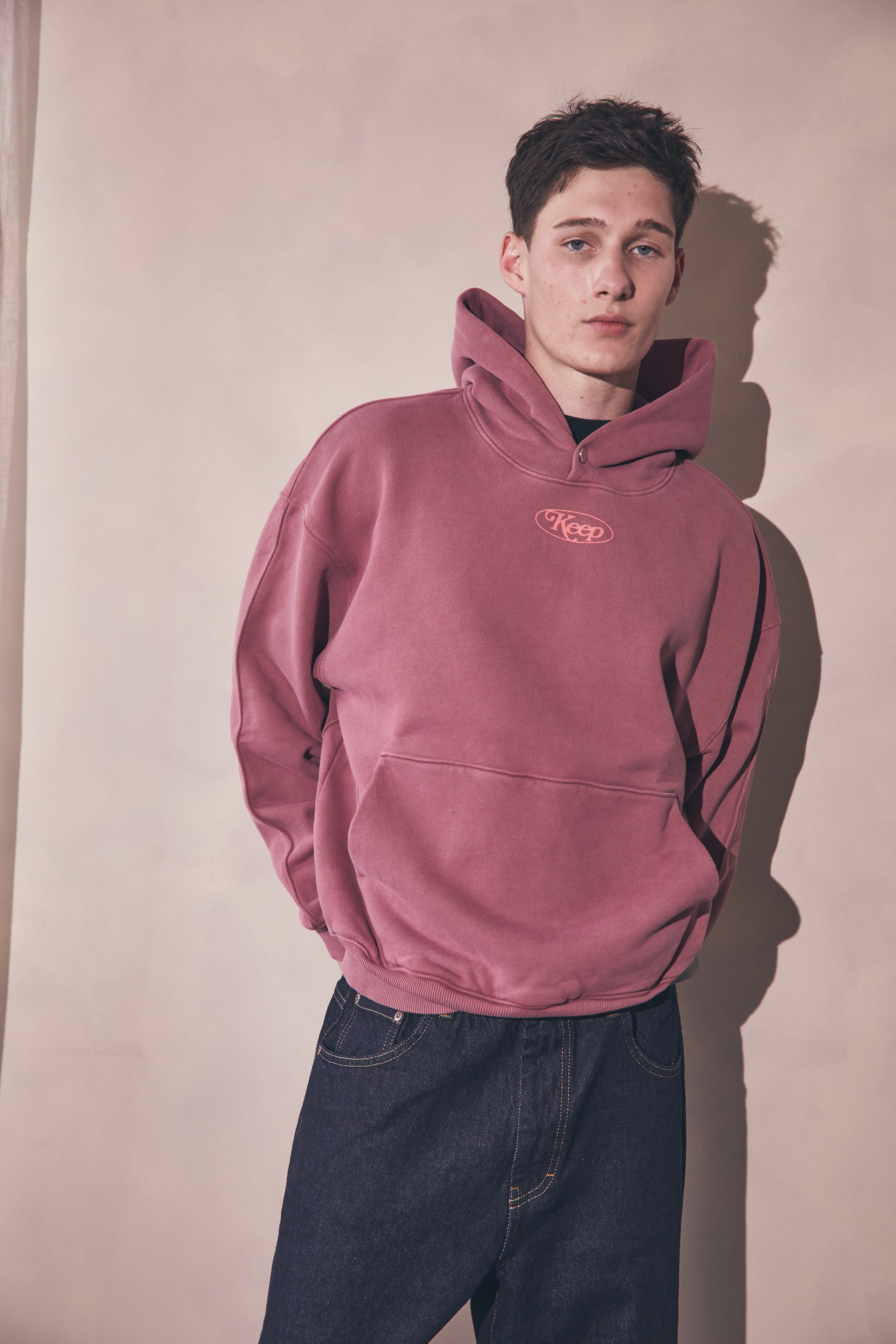 Signature Washed Bugandy Hoodie