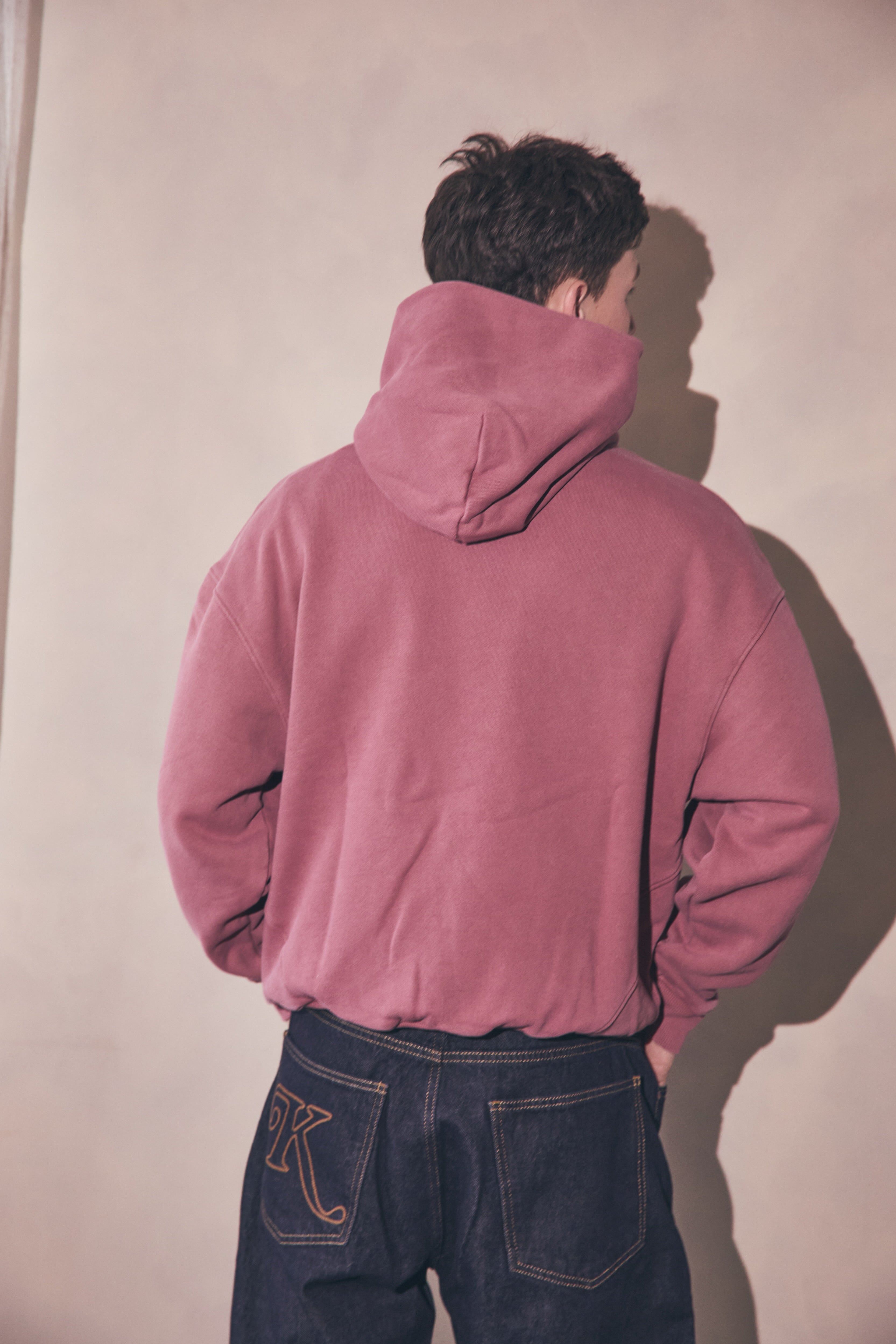 Signature Washed Bugandy Hoodie